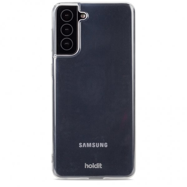 holdit Samsung Galaxy S21 Plus Cover Transparent TPU Klar