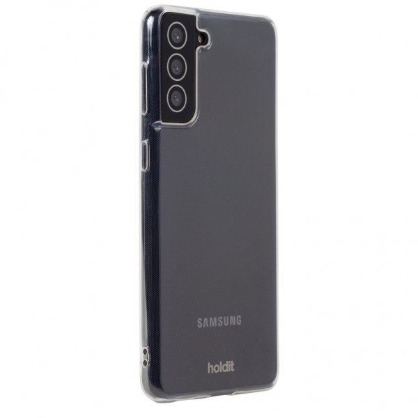 holdit Samsung Galaxy S21 Plus Cover Transparent TPU Klar