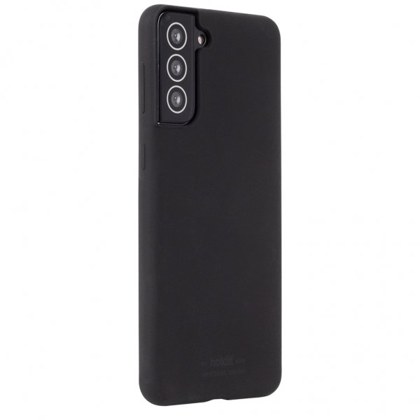 Holdit Samsung Galaxy S21 Plus Cover Silikone Sort