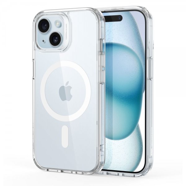 ESR iPhone 15 Cover Classic Hybrid HaloLock Gennemsigtigt