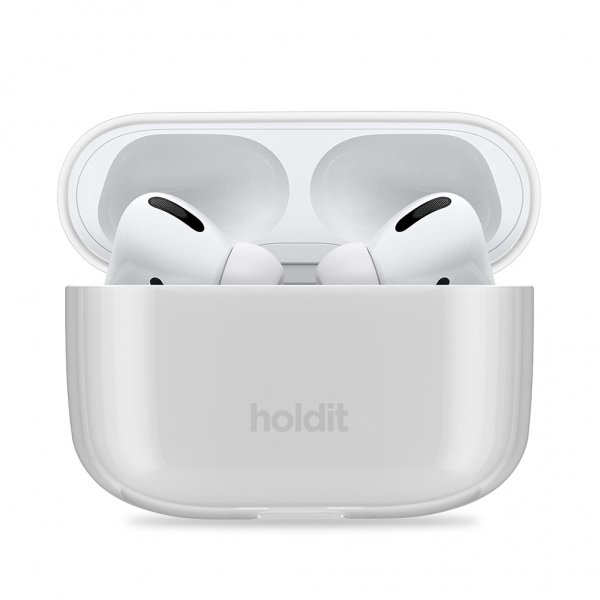holdit AirPods Pro/AirPods Pro 2 Cover Seethru Hvid