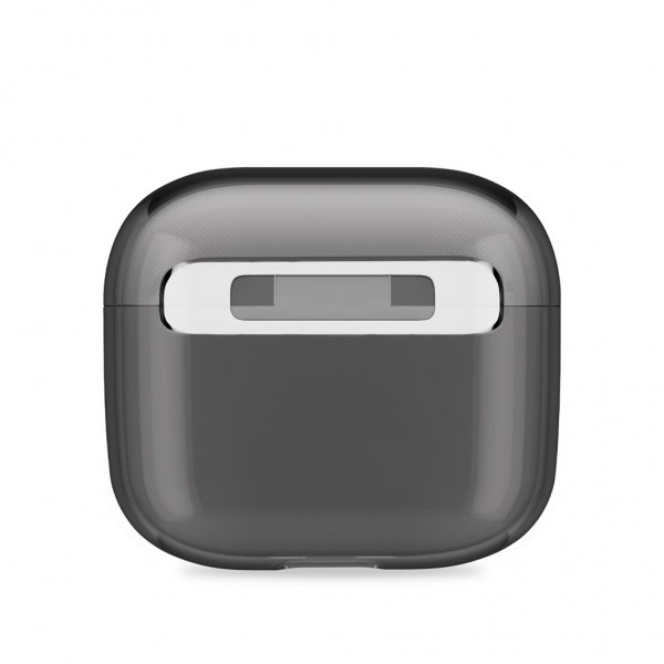holdit AirPods 3 Cover Gennemsigtig Sort