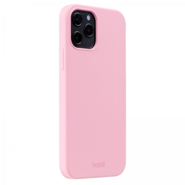 holdit iPhone 12/iPhone 12 Pro Cover Silikone Rosa