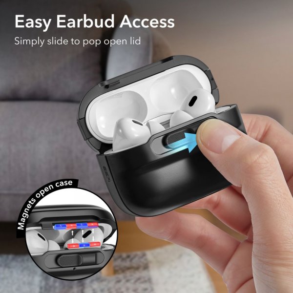 ESR AirPods Pro/AirPods Pro 2 Cover Pulse FlickLock HaloLock Sort