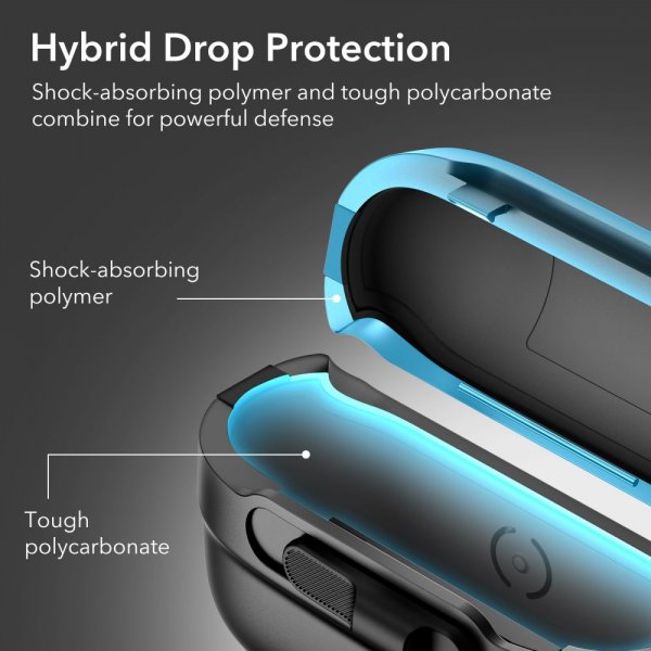 ESR AirPods Pro/AirPods Pro 2 Cover Pulse FlickLock HaloLock Sort