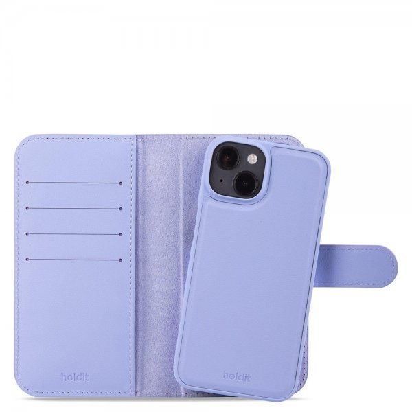 holdit iPhone 13/iPhone 14 Cover Wallet Case Magnet Plus Lavender