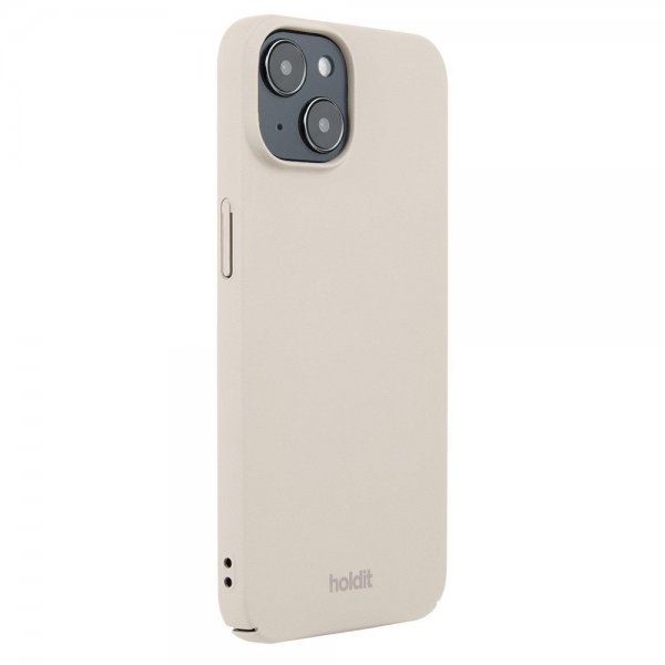holdit iPhone 15 Cover Slim Case Light Beige