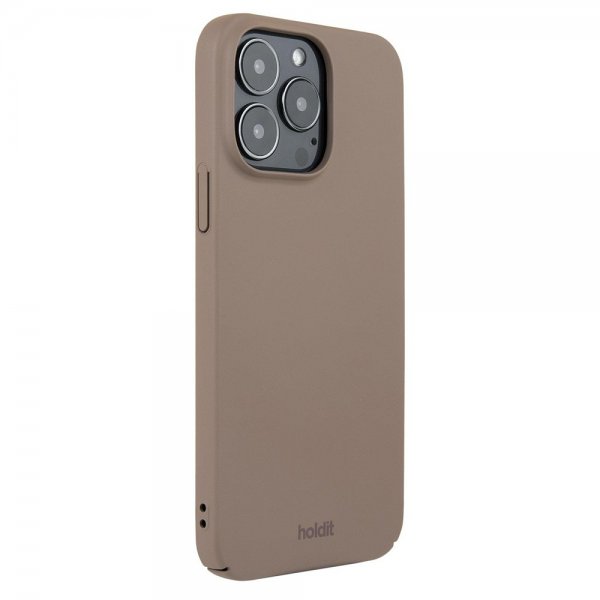 Holdit iPhone 15 Pro Max Cover Slim Case Mocha Brown