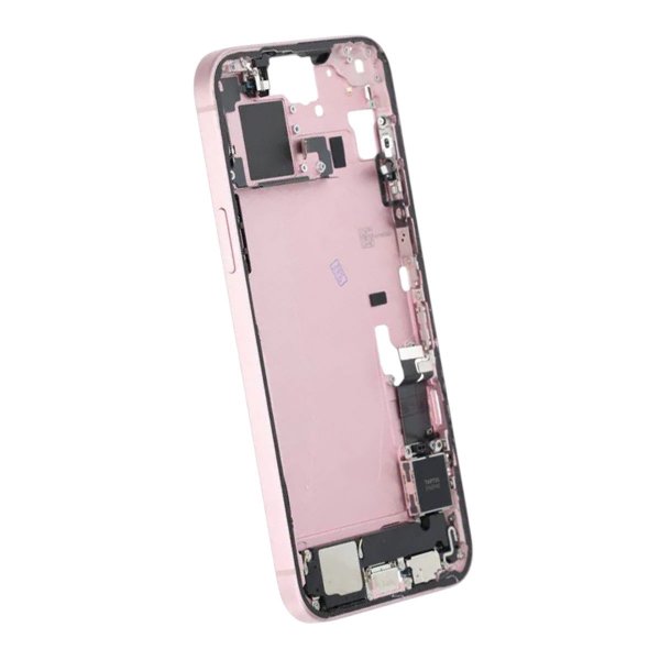 Midterramme med smådele til iPhone 15 Plus - Rosa OEM