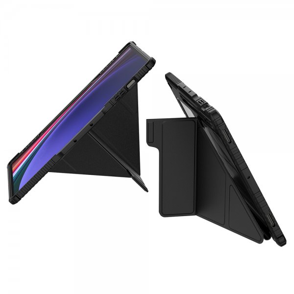 Nillkin Samsung Galaxy Tab S9 Plus/S10 Plus Cover Bumper Leather Case Pro Sort
