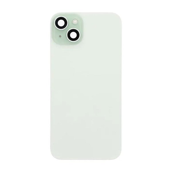 iPhone 15 Plus Bagsideglas Komplet OEM - Grøn