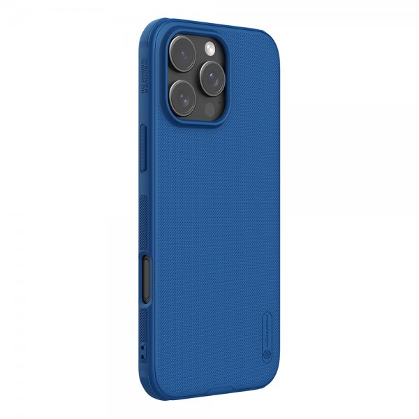 Nillkin iPhone 16 Pro Cover Super Frosted Shield Pro Blå