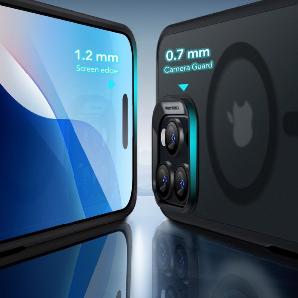 ESR iPhone 16 Pro Cover og Skærmbeskytter Classic Hybrid MagSafe Sæt Matteret Sort