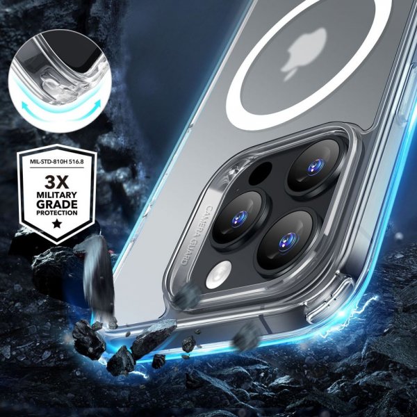 ESR iPhone 16 Pro Max Cover og Skærmbeskytter Classic Hybrid MagSafe Sæt Matteret