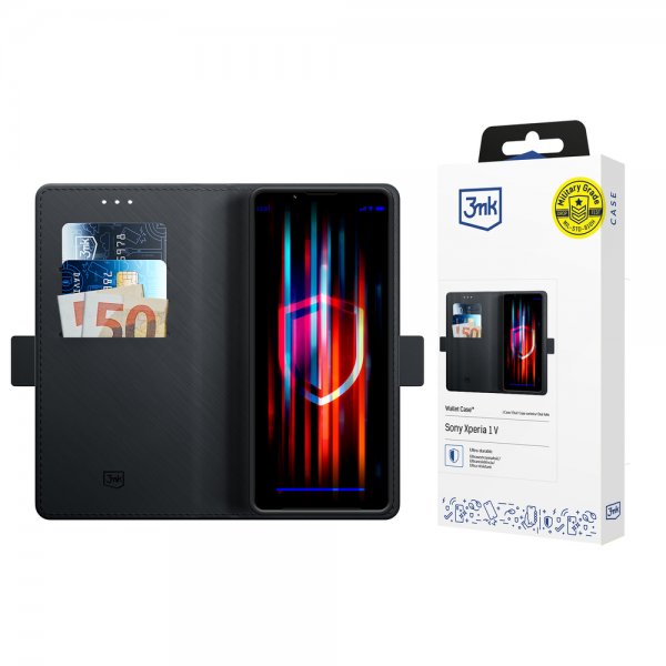 3mk Sony Xperia 1 V Cover Wallet Sort