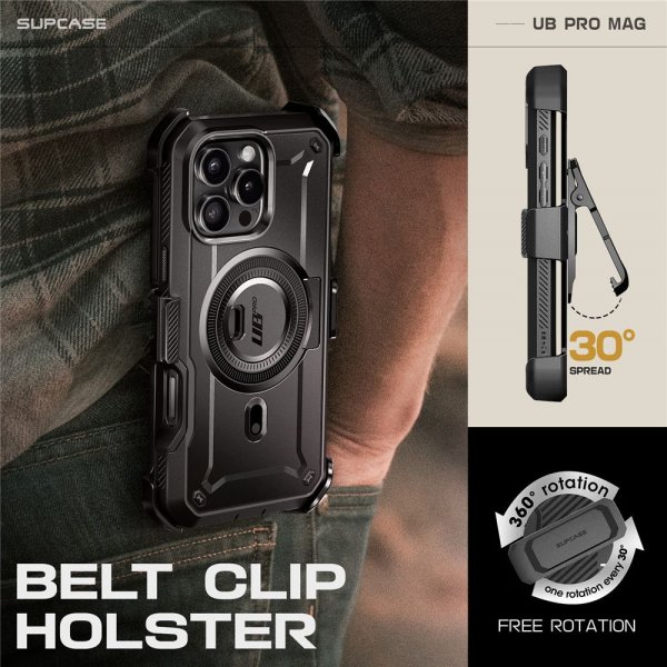 Supcase iPhone 16 Pro Max Cover UB Pro MagSafe Sort