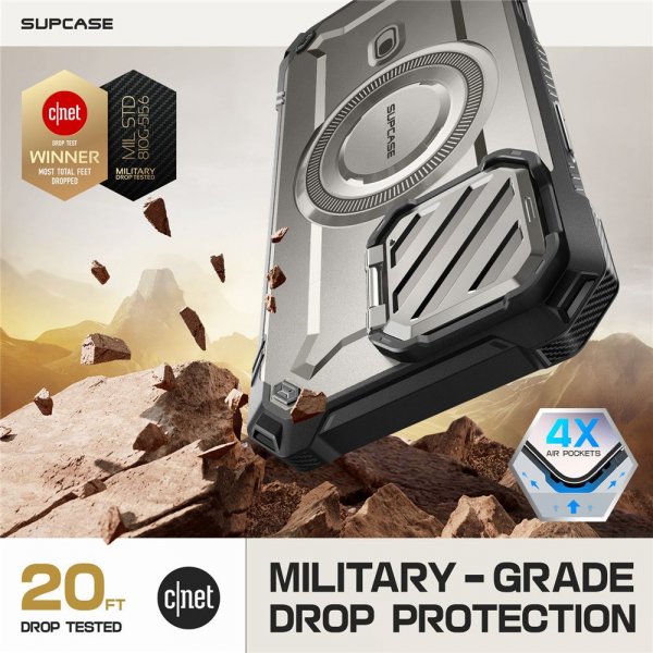 Supcase iPhone 16 Pro Max Cover UB Mag XT Grå