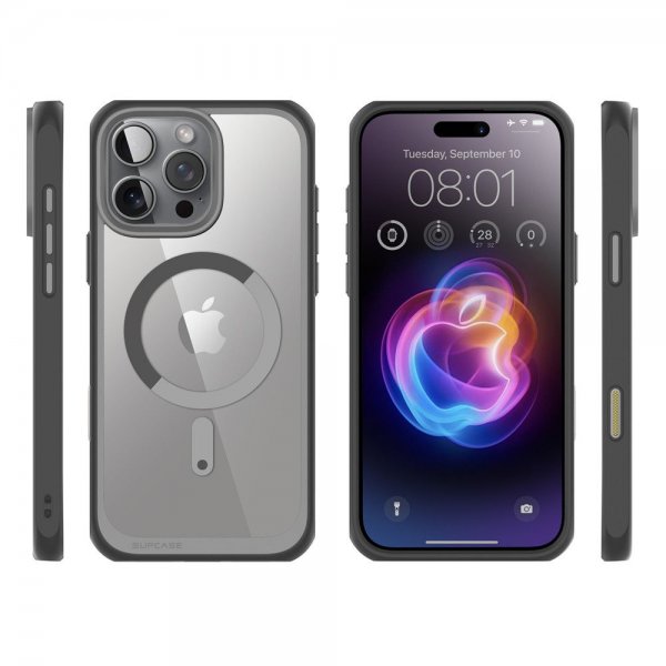 Supcase iPhone 16 Pro Max Cover UB Mag Grå