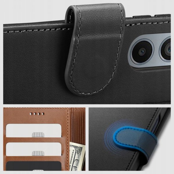Tech-Protect Motorola Edge 50 Neo Etui Wallet Sort