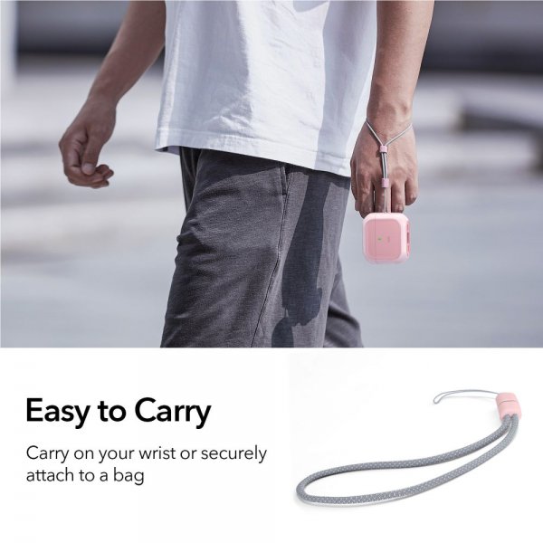 ESR AirPods 4 Cover Orbit Hybrid HaloLock Rosa