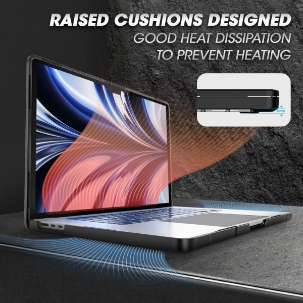 Supcase MacBook Air 15 M2 (A2941)/M3 (A3114) Cover Unicorn Beetle Sort