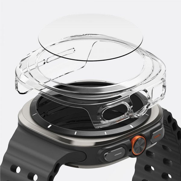 Ringke Samsung Galaxy Watch Ultra 47mm Cover og Skærmbeskyttelse Slim & Glass Transparent