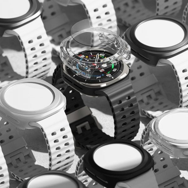 Ringke Samsung Galaxy Watch Ultra 47mm Cover og Skærmbeskyttelse Slim & Glass Sort