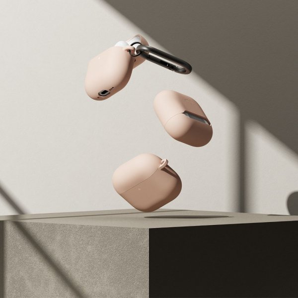 Ringke AirPods 4 Cover Silikone Pink Sand