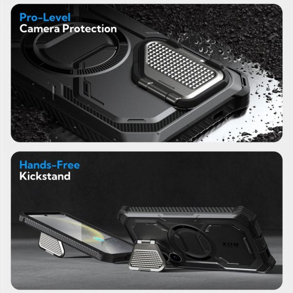 Supcase Samsung Galaxy S25 Cover ArmorBox MagSafe Sort