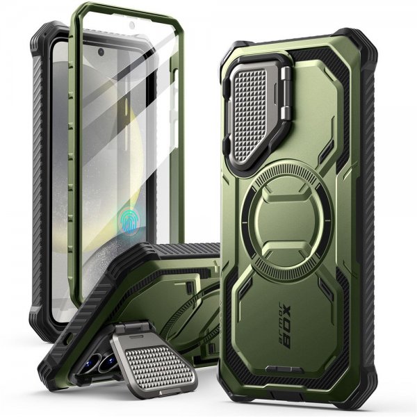 Supcase Samsung Galaxy S25 Cover ArmorBox MagSafe Grøn