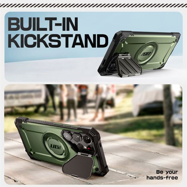 Supcase Samsung Galaxy S25 Ultra Cover UB Mag XT Grøn