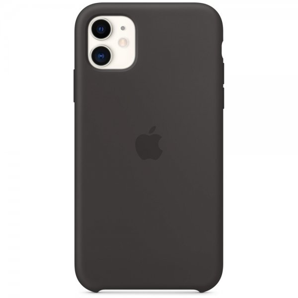 Apple Original iPhone 11 Cover Silikone Etui Sort