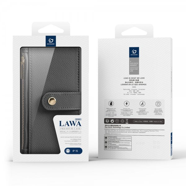 Dux Ducis iPhone 15 Cover 2-i-1 Lawa Series MagSafe Grå