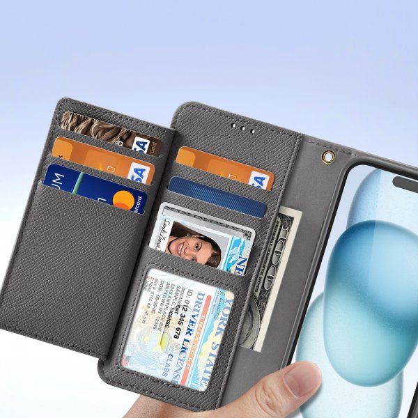 Dux Ducis iPhone 15 Cover 2-i-1 Lawa Series MagSafe Grå