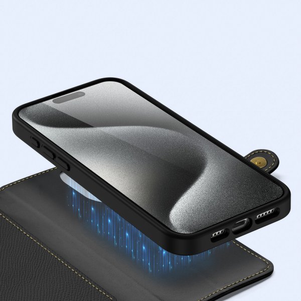 Dux Ducis iPhone 15 Pro Cover 2-i-1 Lawa Series MagSafe Sort