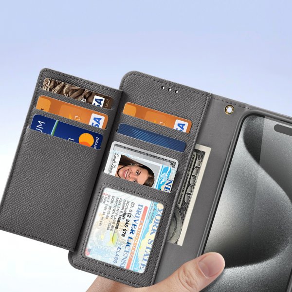 Dux Ducis iPhone 15 Pro Cover 2-i-1 Lawa Series MagSafe Grå