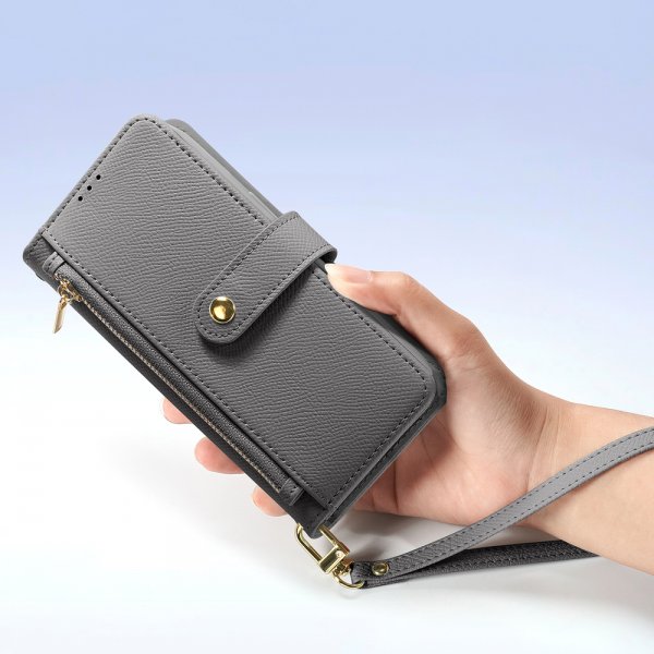 Dux Ducis iPhone 15 Pro Max Cover 2-i-1 Lawa Series MagSafe Grå