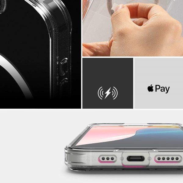 Ringke iPhone 16/17 Cover Fusion Magnetic Transparent