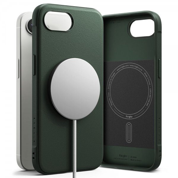 Ringke iPhone 16e/iPhone 17e Cover Onyx Magnetic Grøn