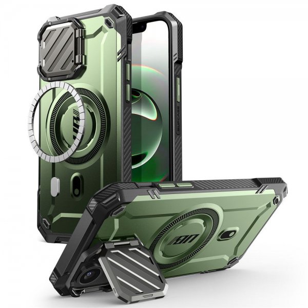 Supcase iPhone 16e/iPhone 17e Cover UB Mag XT Grøn