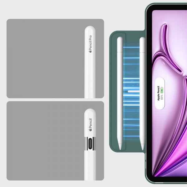 ESR iPad Pro 12.9 (gen 4/5/6)/iPad Air 13 (M2/M3/M4) Cover Rebound Magnetic Grøn