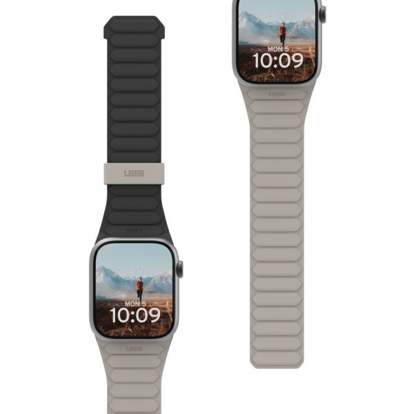 Urban Armor Gear (UAG) Apple Watch 44/45/46mm/Apple Watch Ultra Armbånd Pathfinder Sort/Titanium