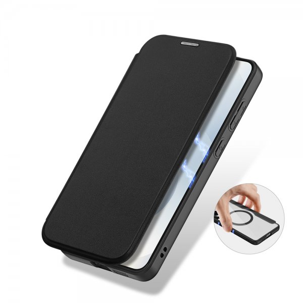 Dux Ducis Samsung Galaxy S25 Edge Cover Skin X Pro-serien MagSafe Sort