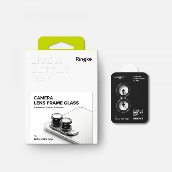 Ringke Samsung Galaxy S25 Edge Kamerabeskyttelse Kameralinse Ramme 2-pak