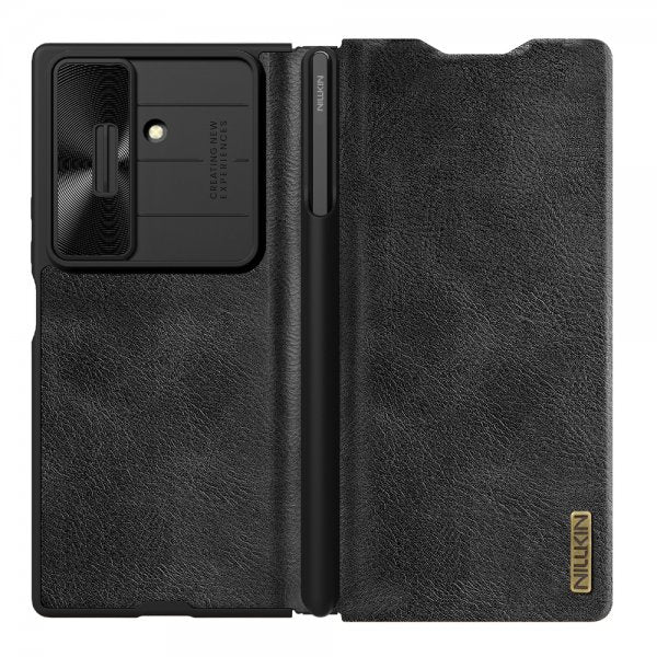 Nillkin Samsung Galaxy Z Fold 7 Cover Qin Pro Læder Sort