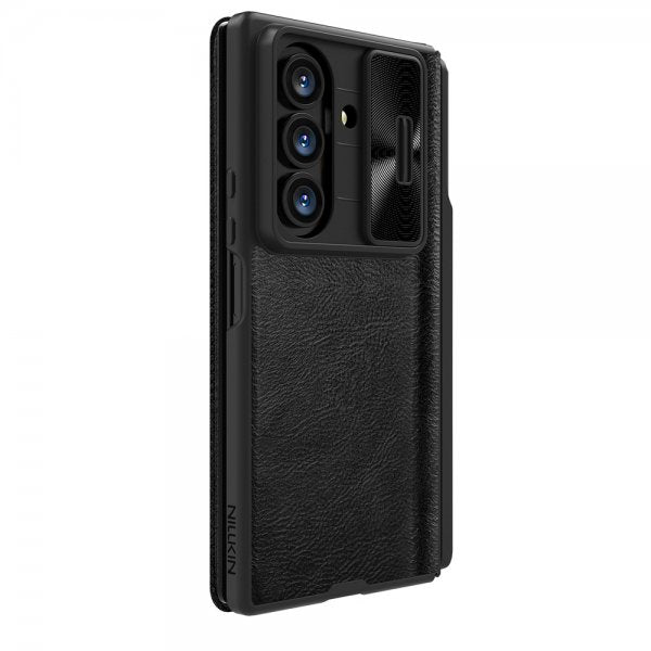 Nillkin Samsung Galaxy Z Fold 7 Cover Qin Pro Læder Sort
