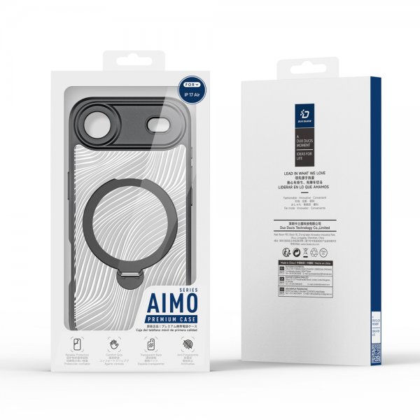 Dux Ducis iPhone Air Cover Aimo Series MagSafe Kickstand Sort