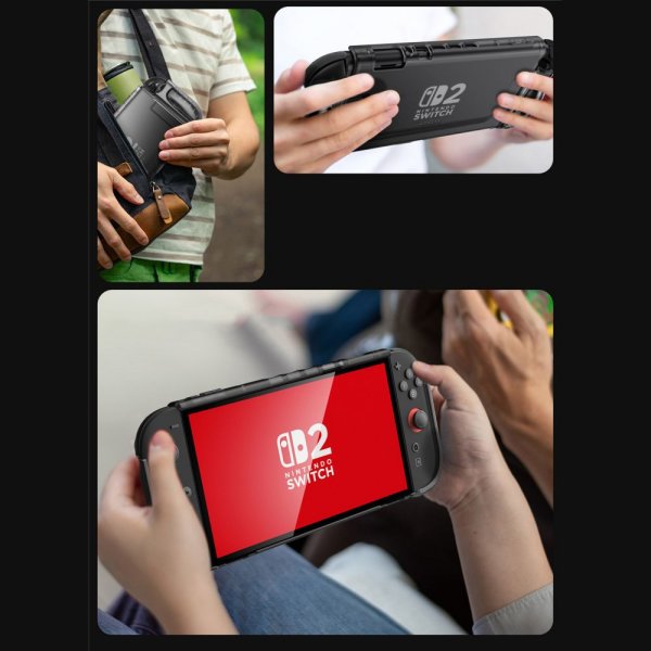 Supcase Nintendo Switch 2 Cover Crystal Transparent Sort