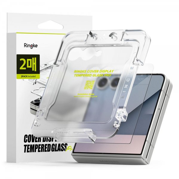 Ringke Samsung Galaxy Z Flip 7 Skærmbeskyttelse Easy Slide 2-pak