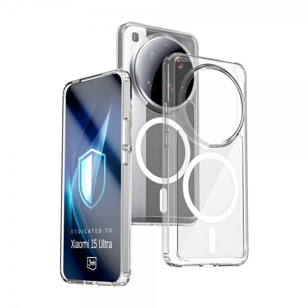 3mk Xiaomi 15 Ultra Cover Armor MagCase Gennemsigtig